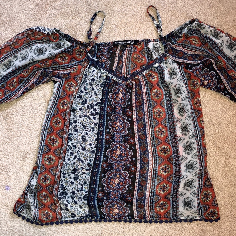 Off the shoulder blouse